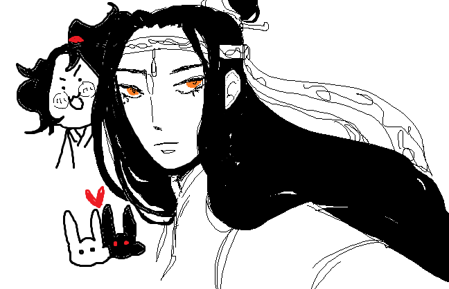 some mdzs mspaint cooldowns . listened to some mdzs songs wh」Mr Cenaの漫画