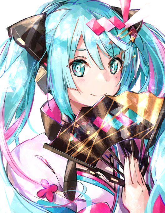 初音ミク「藤ちょこ先生(@fuzichoco )デザインの初音ミク描きしま 