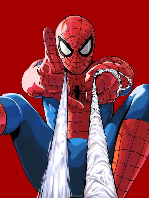 Spider Man イラスト スパイダーマン スケスケ助の助のイラスト