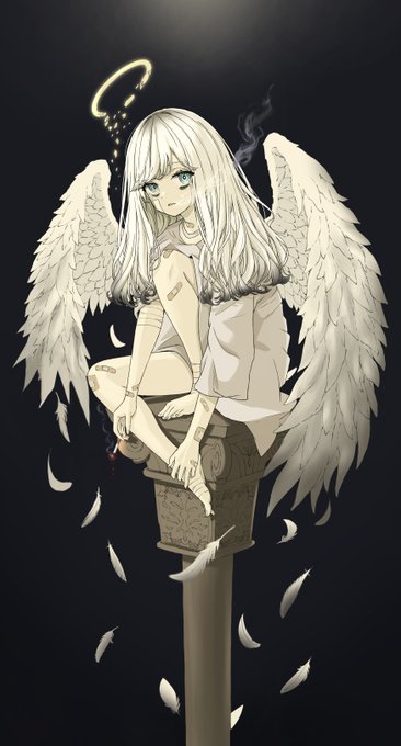 天使 オリジナルイラスト - インテリア