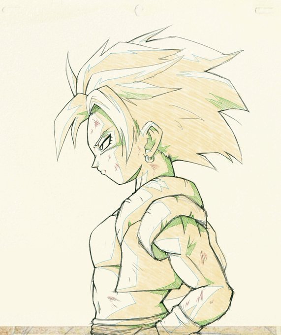 son gohan and pan (dragon ball and 2 more) drawn by dis_(dissketch)